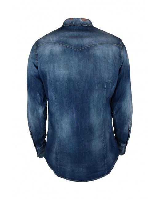 DSquared² Overhemd in het Blue voor heren