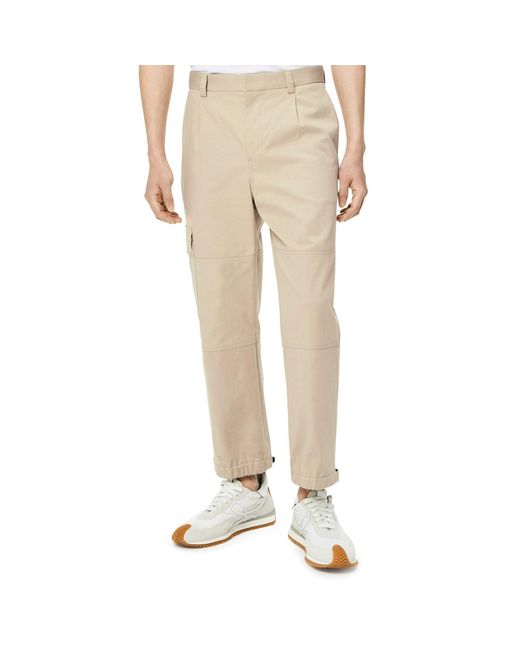 Loewe Natural Cropped Trousers for men