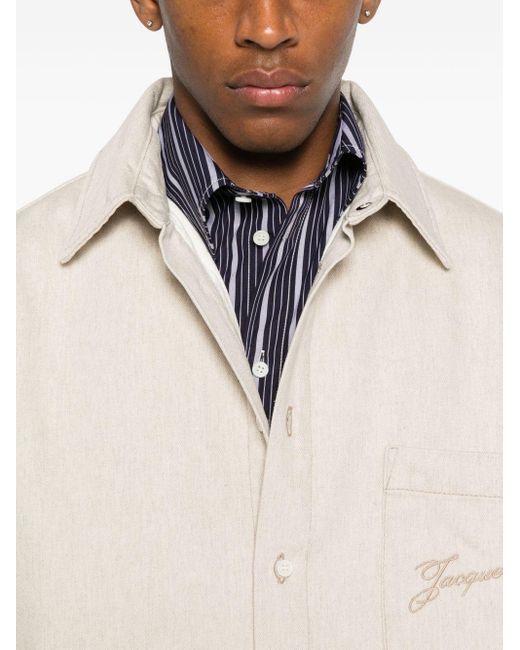 Jacquemus White Boulanger Overshirt for men