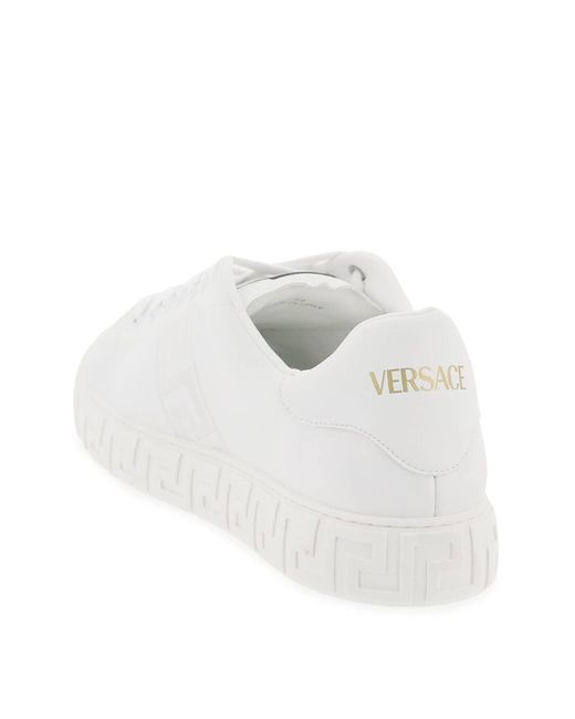 Baskets Greca Versace pour homme en coloris White