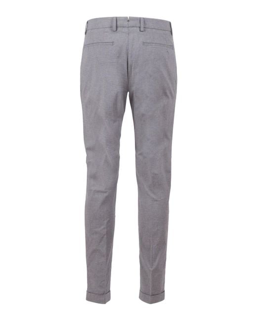 Berwich Gray Pantalone Retrolong Gd Grigio