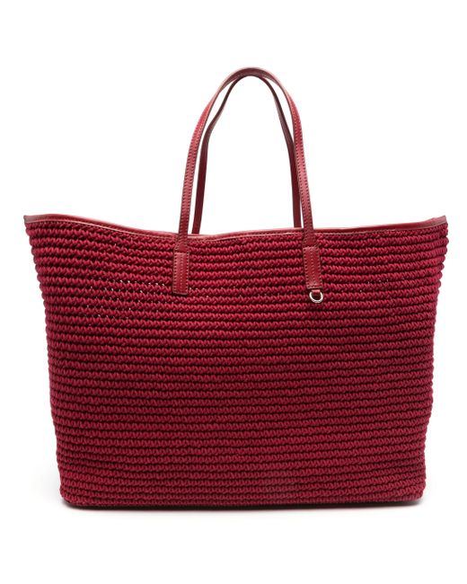Tommy Hilfiger Red Borsa Da Spiaggia The Sofia Capsule