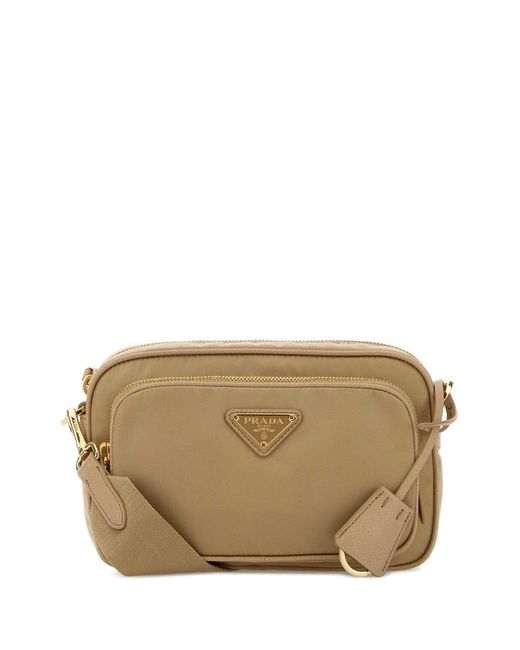 Prada Natural Beige Re-nylon Crossbody Bag