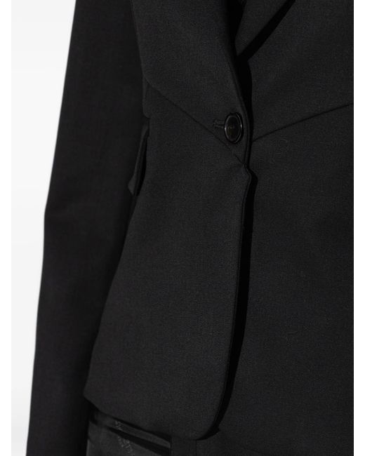 Vetements Black Cut-Up Tailored Jacket