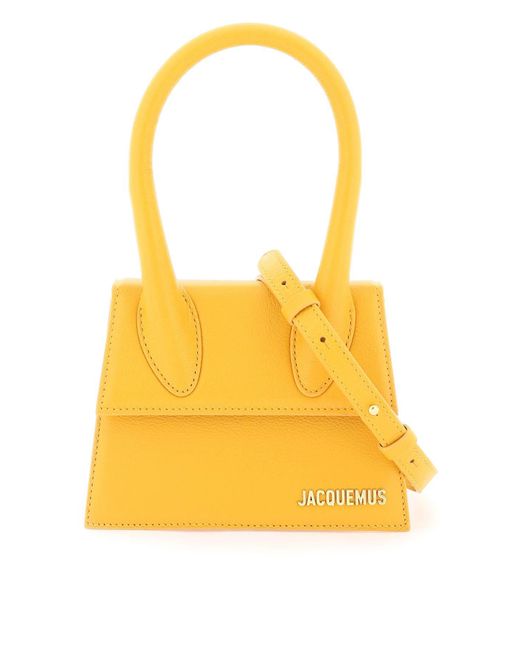 Le Chiquito Moyen Bag Jacquemus de color Yellow