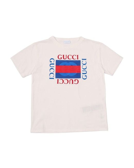 Gucci White J S/S T Shirt Ctn Jersey