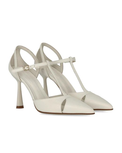 Sergio Levantesi White Maura Pump