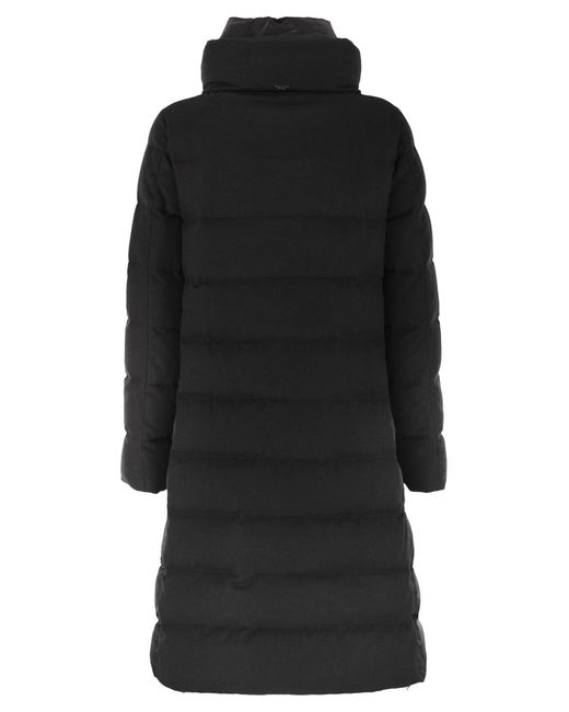 Herno Black Piumino Medio Nero