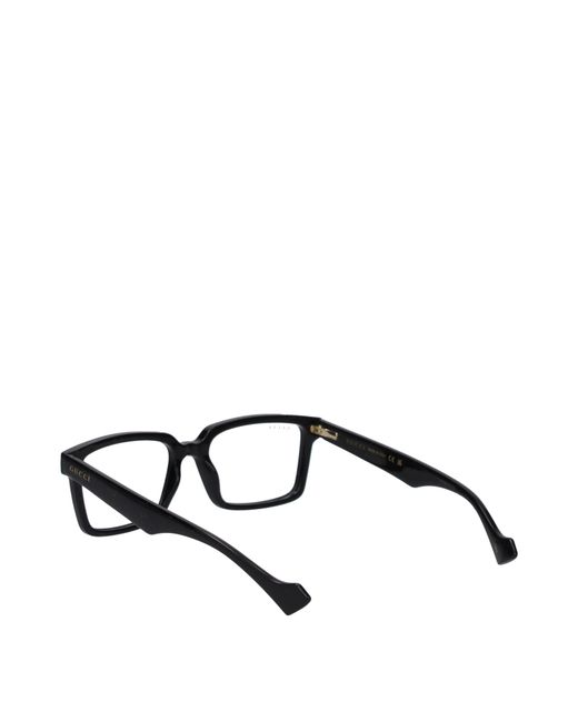 Gucci Black Occhiali Da Sole Uomo Acetato Nero
