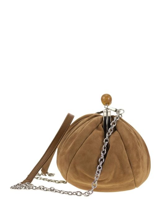 Weekend by Maxmara Brown Valois Pasticcino Bag Small