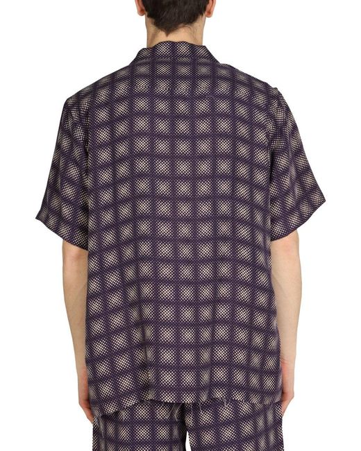 Chemise d'impression de vérification des aiguilles Needles pour homme en coloris Purple