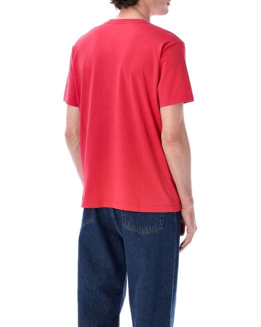 COLORFUL STANDARD Red T Shirts And Polos