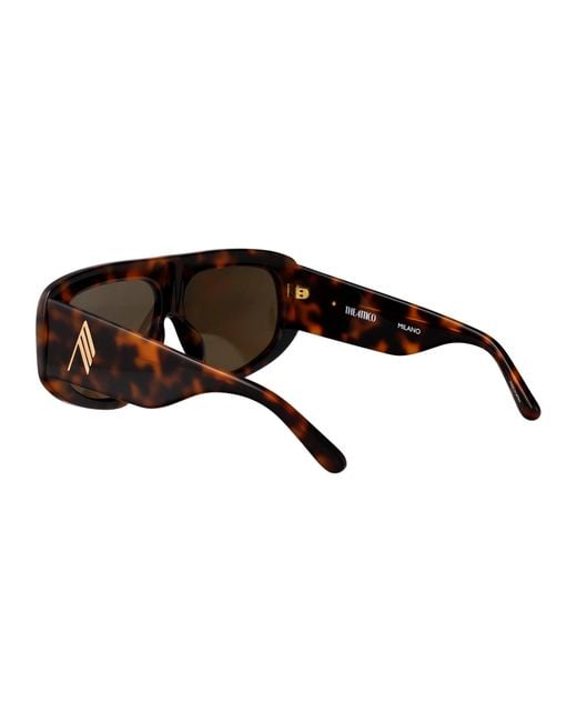 The Attico Brown Mask Sunglasses Attico57 C8 Sun C8