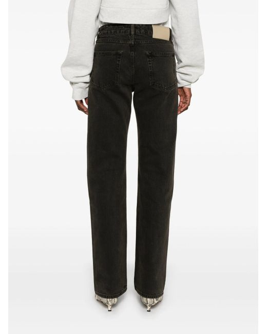 Our Legacy Linear Cut Broek in het Black