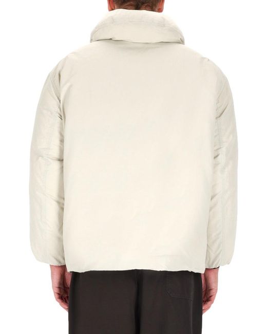Lemaire Natural Oversized Padded Button-Front Jacket for men