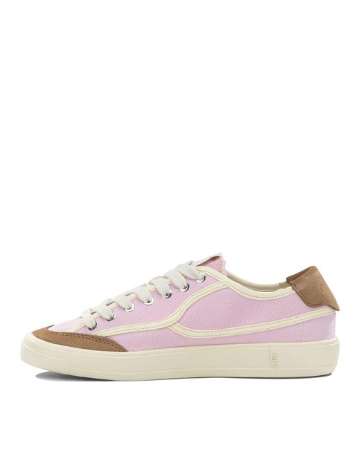 Autry Pink "Windscape Low"-Sneaker