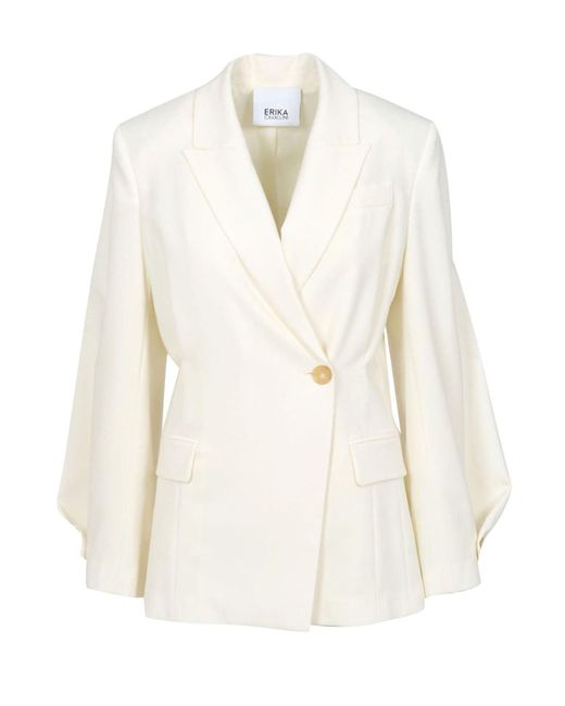 Erika Cavallini Semi Couture White Jackets