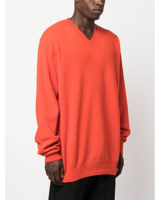 Comme des Garçons Red Sweater Knit Clothing for men
