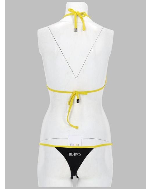 The Attico White The Mini Swimsuit