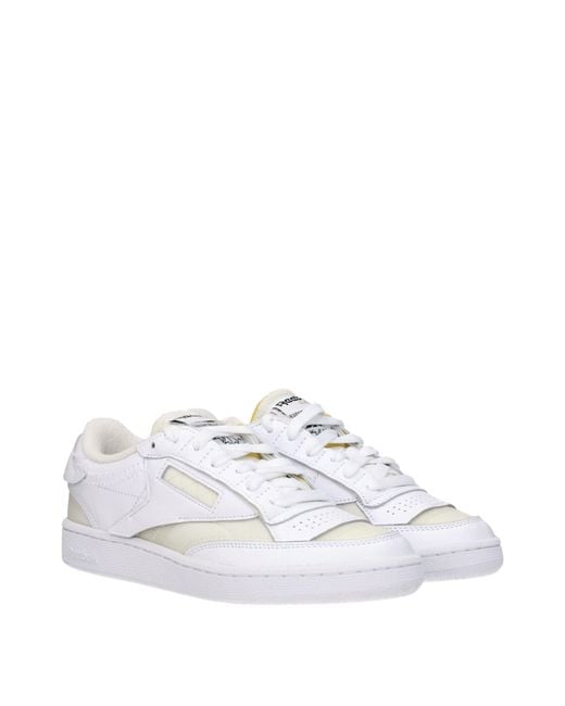 Maison Margiela White Club C Revenge Vintage Sneakers