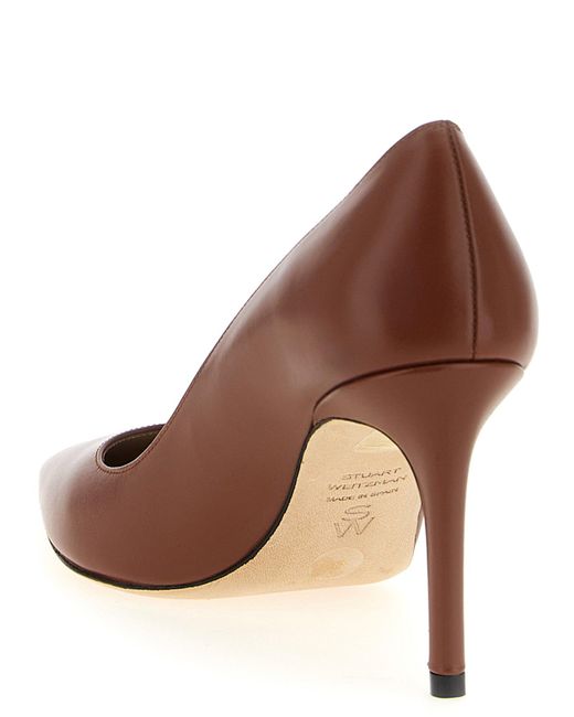 Stuart Weitzman Brown Hohe Schuhe