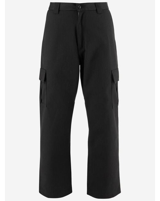 Pantaloni Cargo Di Cotone di Carhartt in Black
