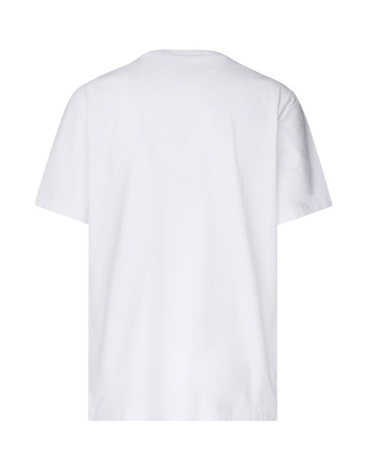 DSquared² Besticktes Logo T-Shirt in White für Herren