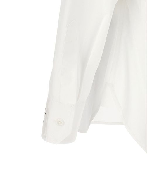 Moschino Poplin Shirt in het White
