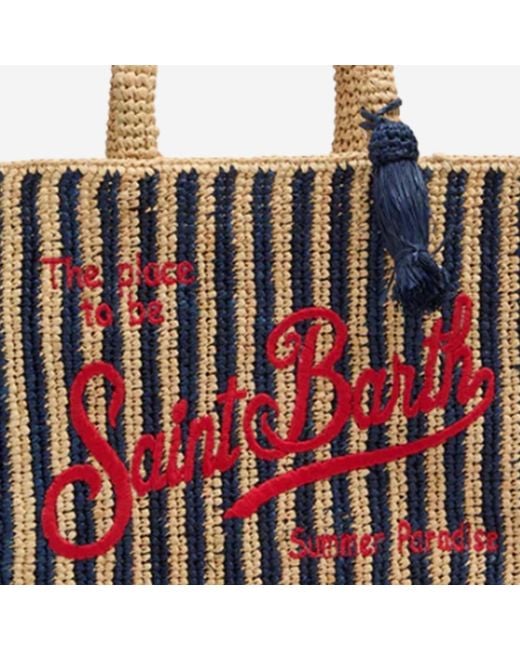 Mc2 Saint Barth Red Rafiya Collette Bag