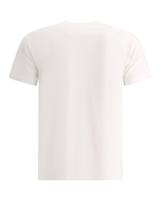COMME DES GARÇONS PLAY White "Big & Small Heart" T-Shirt for men
