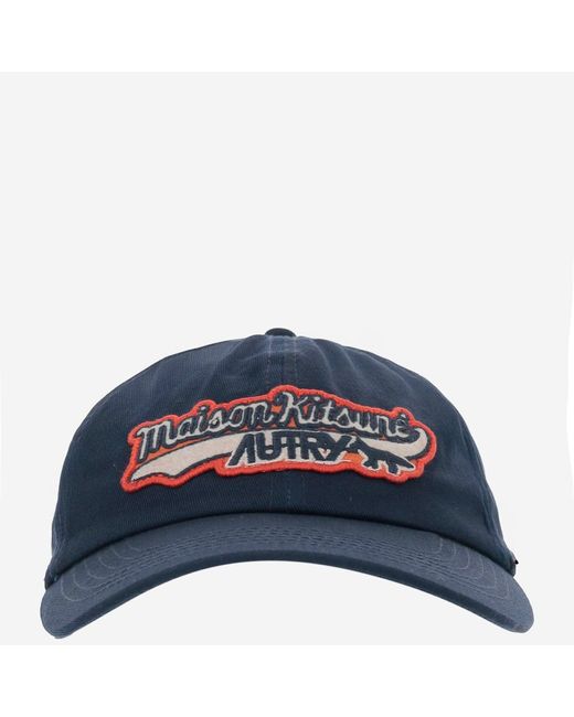 Autry X Maison Kitsuné Baseballkappe in Blue für Herren