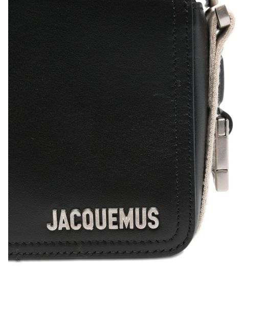 Jacquemus Black Le Cuerda Horizontal Crossbody Bag