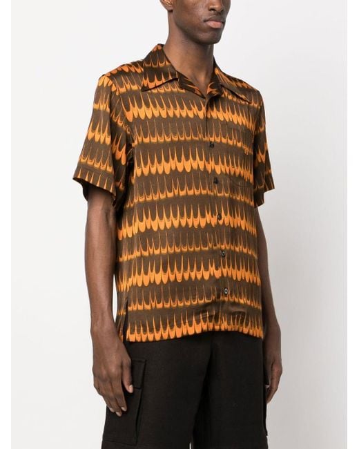 Wales Bonner Yellow Rhythm Shirt for men