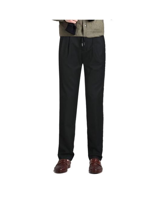 Herno Black Casual Pants for men