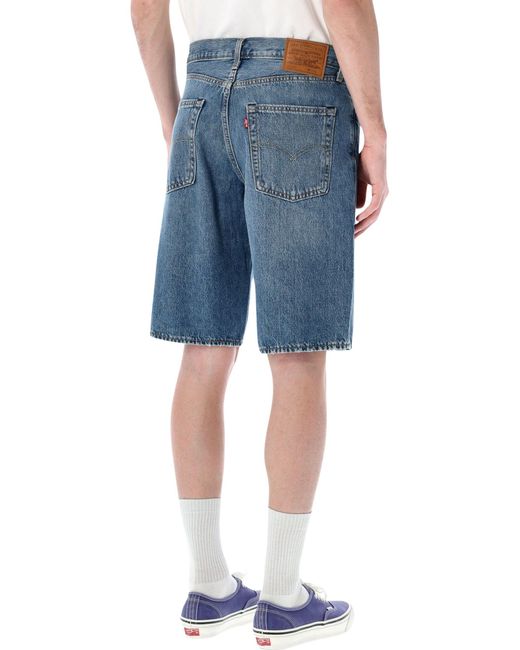 Levi's Blue 478 Baggy Denim Shorts for men