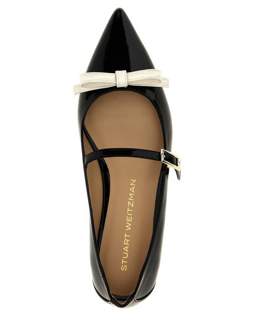 'Felicity' Ballet Flats Stuart Weitzman de color Black