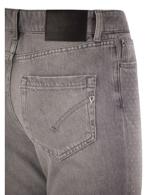 Jeans en coton en vrac Dondup en coloris Gray