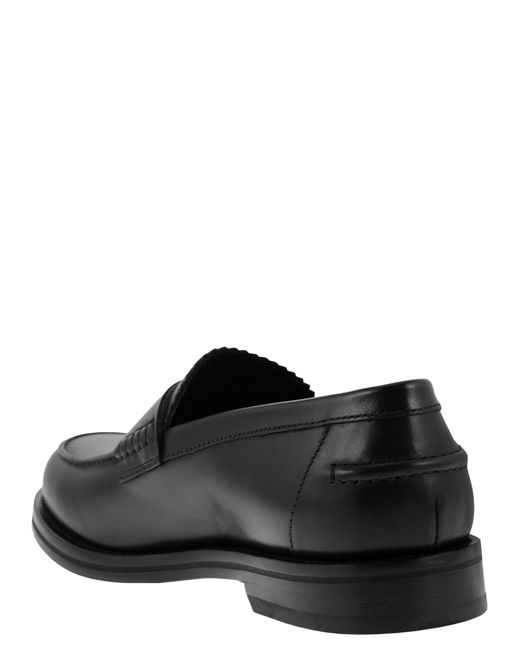 Doucal's Cent Lederen Mocassin in het Black voor heren
