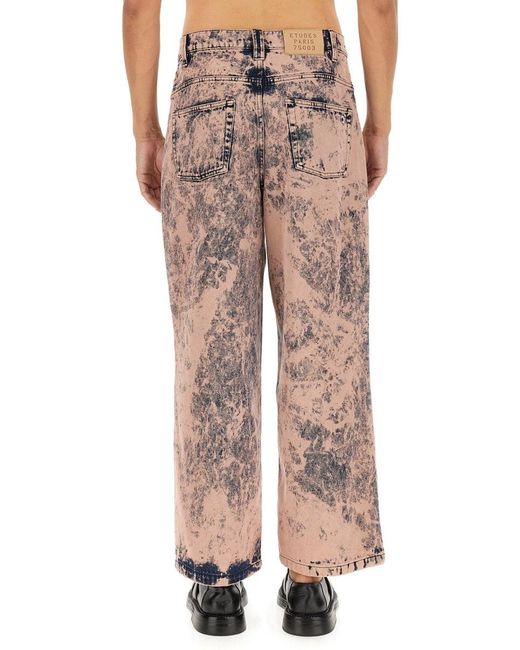 Etudes Studio Multicolor District Overdyed Jeans for men