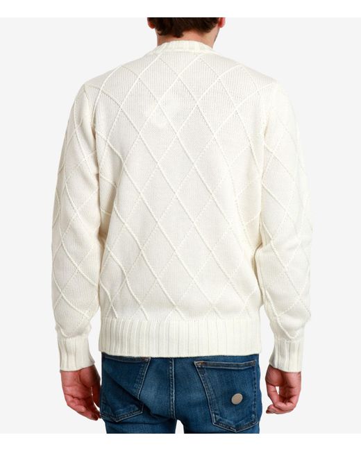Filippo De Laurentis White Sweaters for men