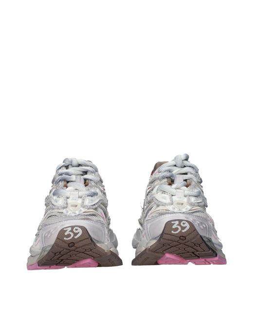 Balenciaga Gray Runner 2 Sneakers/ Fabric