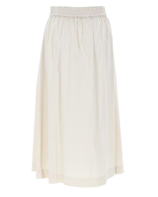 PT Torino White Gonna Midi "Doris"