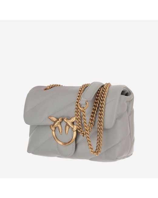 Pinko Gray Mini Puff Bag