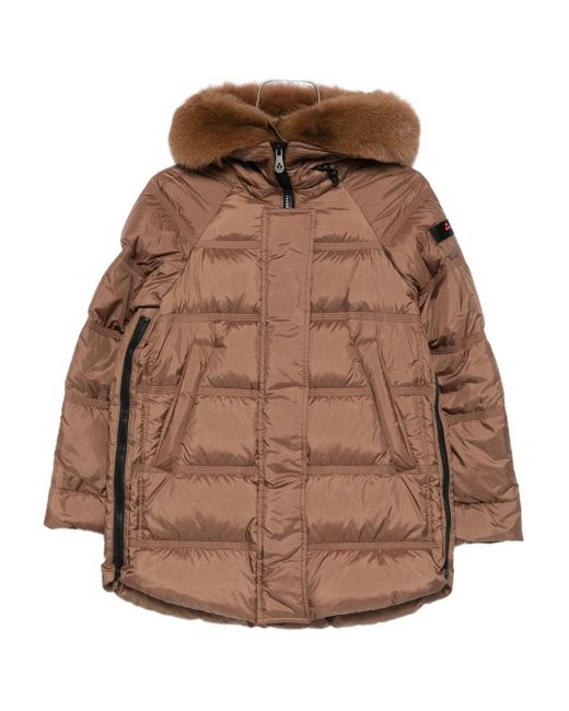 Peuterey Brown Takan Midi Down Jacket