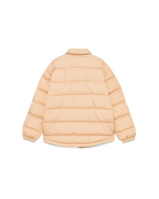 Fendi Natural New Nylon Down Jacket