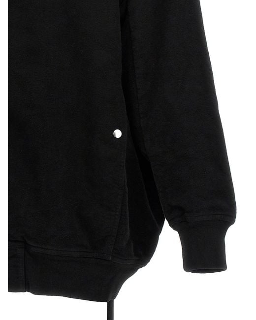 Rick Owens Black Jumbo Flight' Bomber Jacket for men
