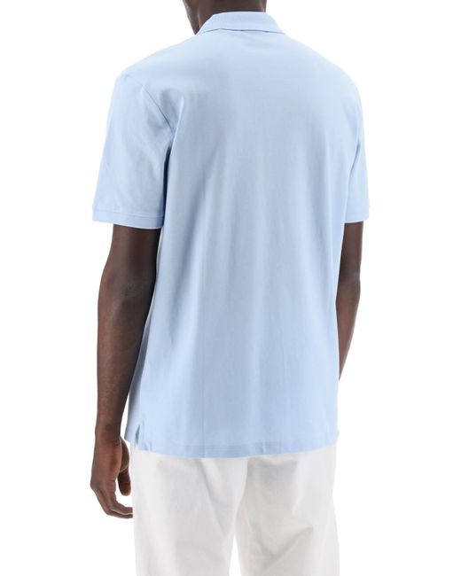 HUGO Cotton Piqué Donos Polo -shirt in het Blue voor heren