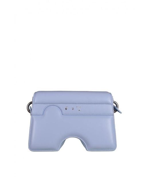 Off-White c/o Virgil Abloh Blue Burrow 22 Shoulder Bag