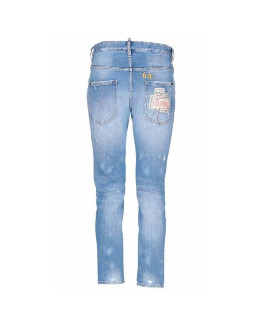 DSquared² Denim Skater Jean 64 Dsq2 Jeans in Blue for Men | Lyst