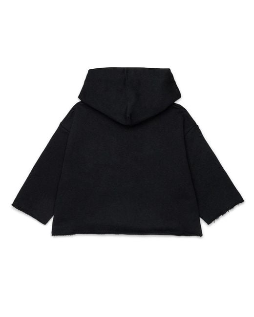 MM6 by Maison Margiela Black Sweatshirt With Logo